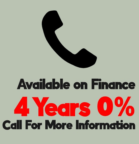 4 Years 0% finance available