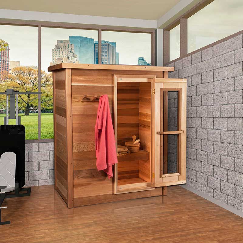 Indoor Cedar Saunas | LS360 Clear Wood Indoor Cedar Sauna | Award
